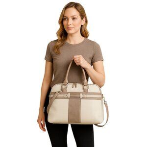 Harvé Benard Leather Bag Shoulder Crossbody Satchel Handbag Purse WOMAN'S WOMENS